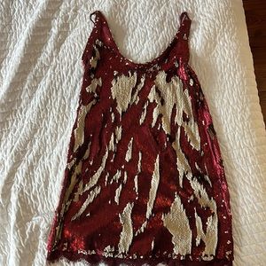 Free People sequin mini dress